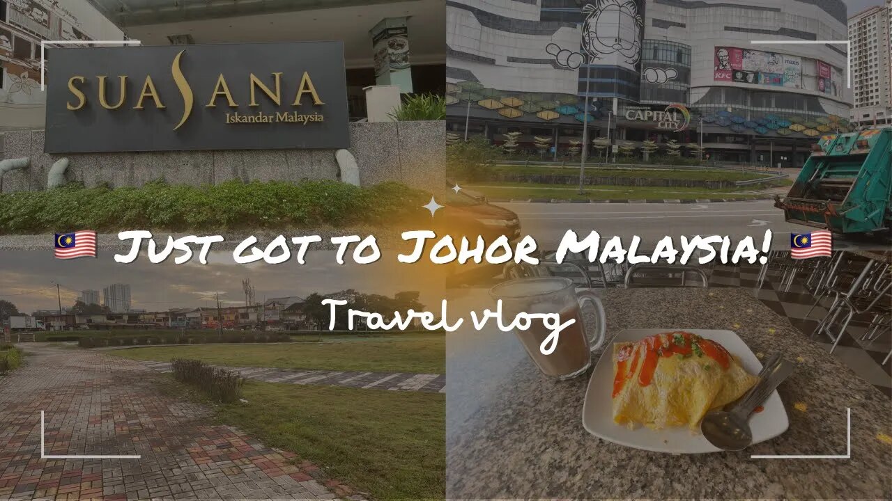 Day 1 in Johor Malaysia Travel Vlog! | This place is ...... Empty as a ghost town!