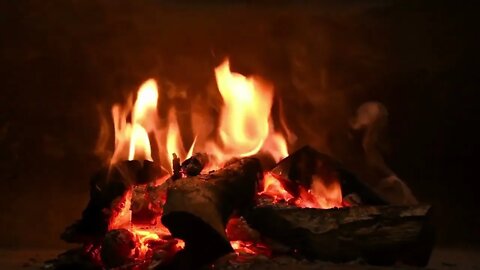 Relaxing Fireplace Sounds - Burning Wood - Cracking Fireplace Sounds for Sleep - Background Music