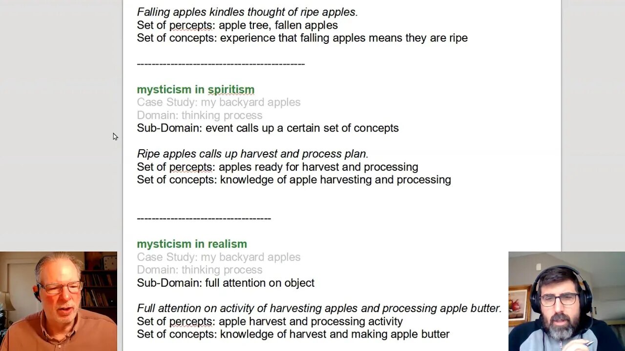 Worldviews - Harvest Example - Spiritism - Cosmic Logic