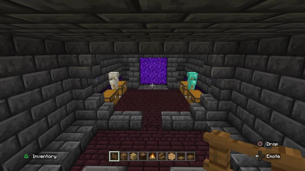 Minecraft: Nether portal build