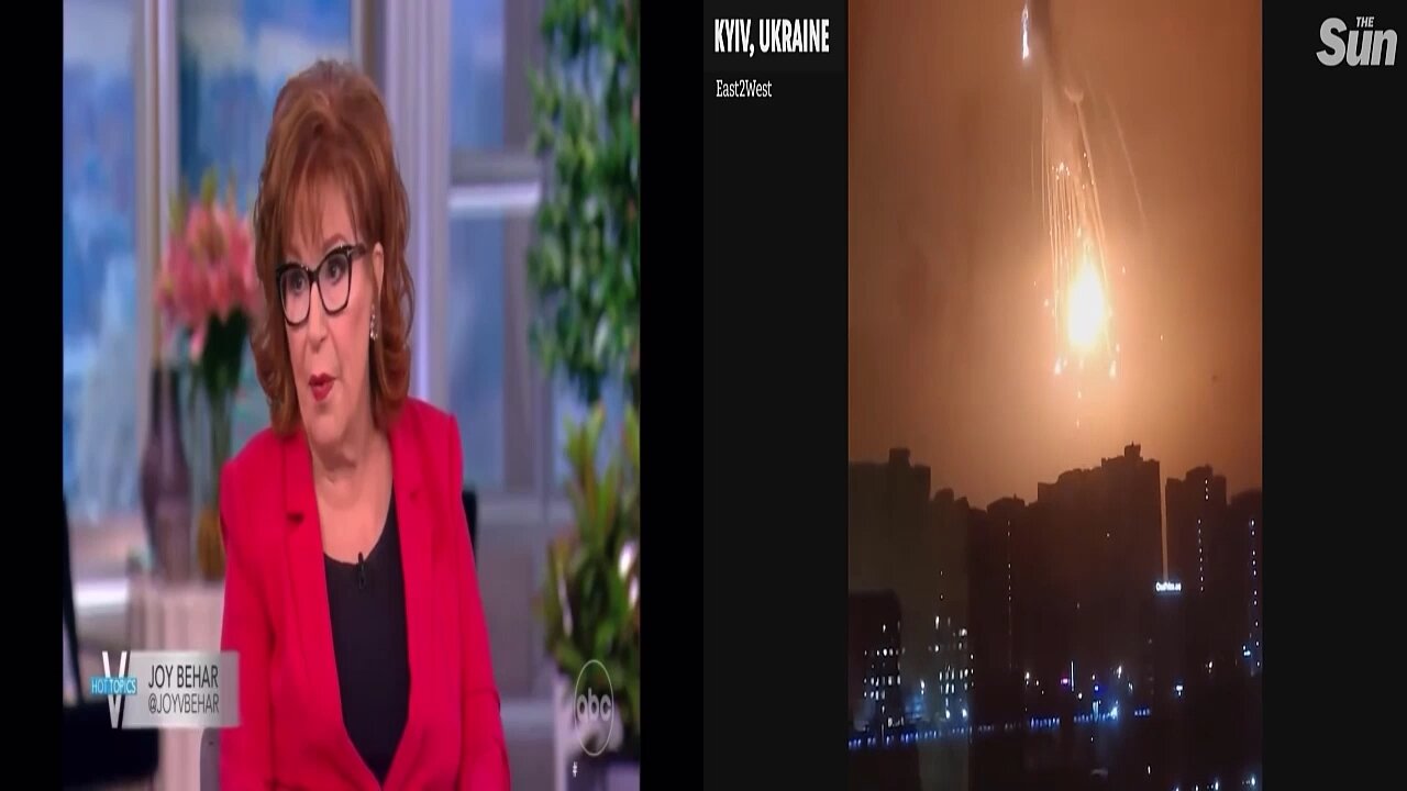 This is what's filling the dense head of Joy Behar regarding #Russia invading the #Ukraine...