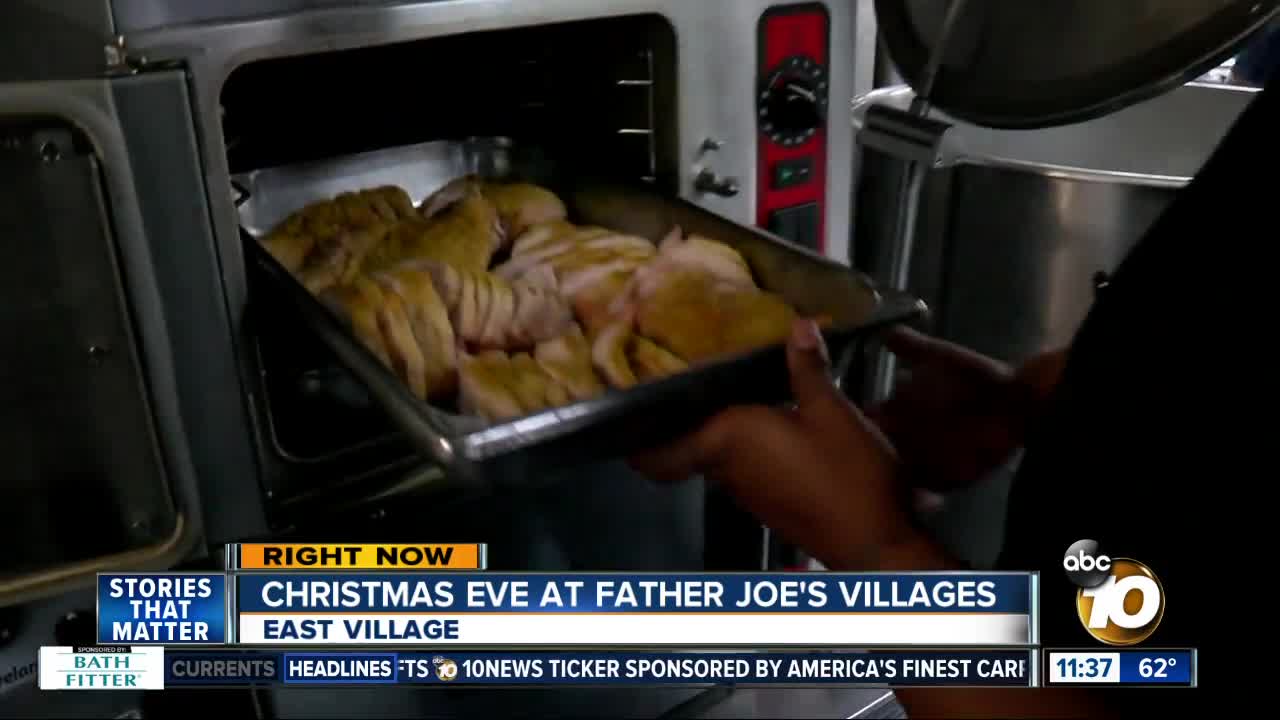Father Joe's Villages serves Christmas Eve feast to homeless