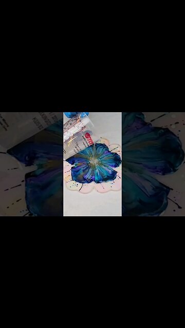 Resin and Alcohol Ink Bowl