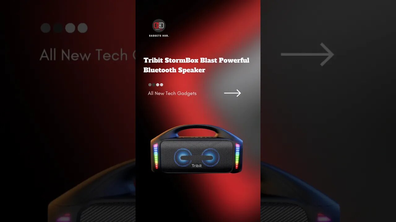 Tribit StormBox Blast Powerful Bluetooth Speaker #speaker