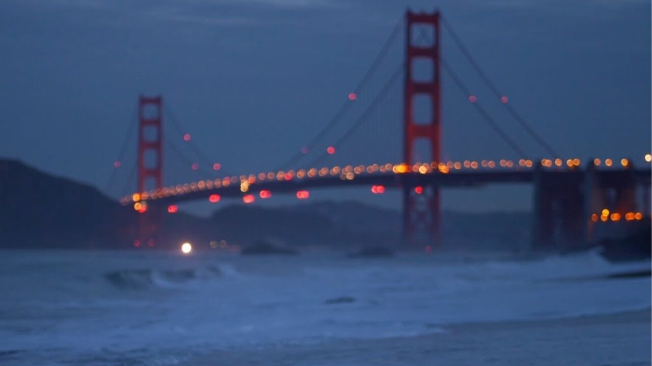 Morning Ocean Sounds at Baker Beach, San Francisco