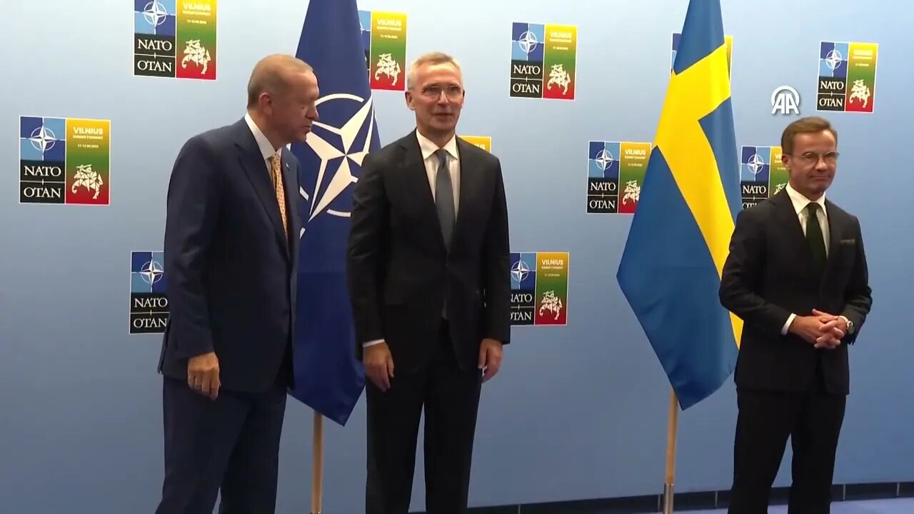 President Erdogan met with NATO Secretary General Stoltenberg and Swedish Prime Minister Kristersson