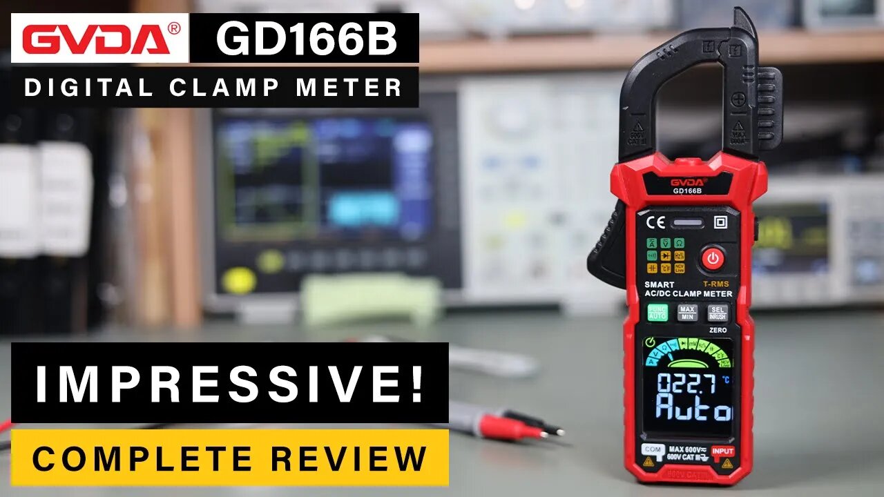 [NEW 2023] GVDA GD166B Clamp Meter/Multimeter⭐Impressive!