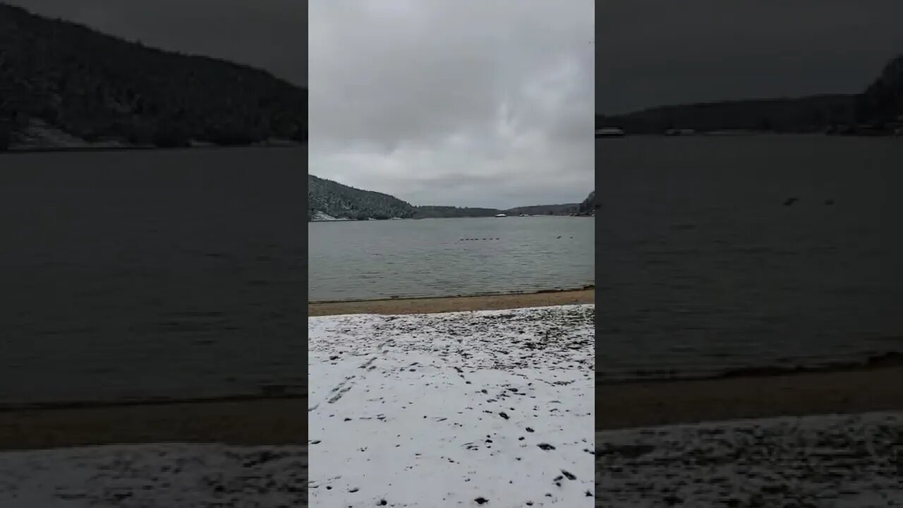 calming placid lake.