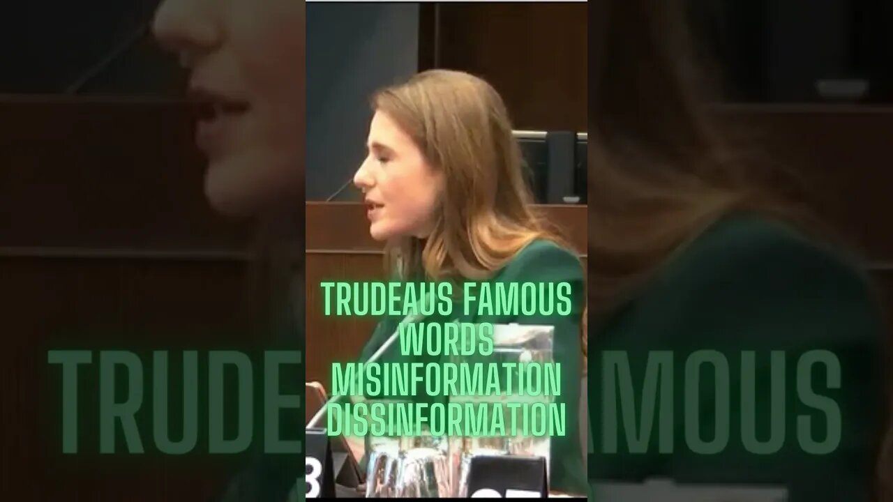 Trudeaus famous words misinformation dissinformation #shorts