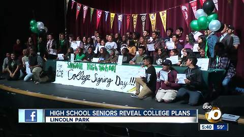 Lincoln High students celebrate College Day