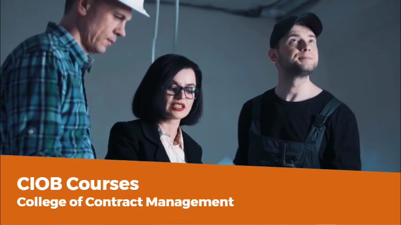 CIOB Courses - Site Management