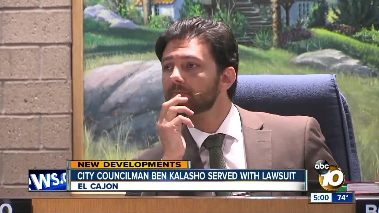 City Councilman Ben Kalasho served with lawsuit