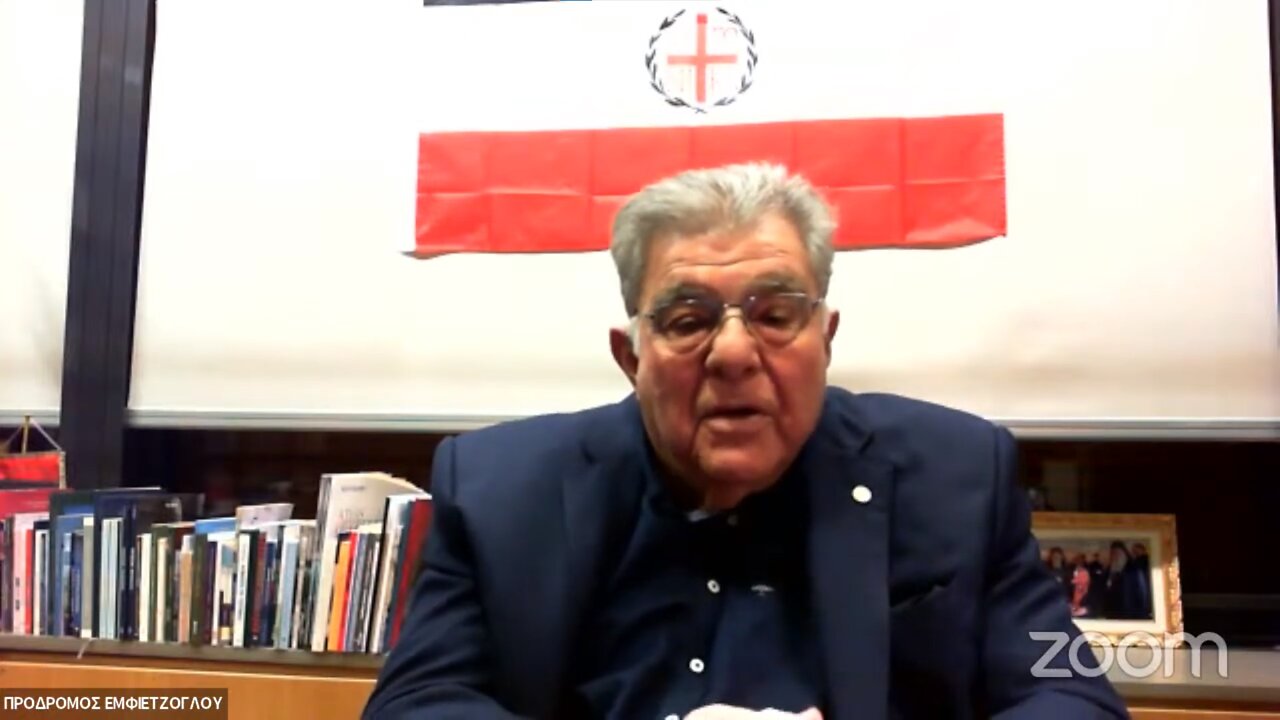 Ὁ Καθηγητής Γιῶργος Παῦλος συζητᾶ μέ τόν Πρόδρομο Ἐμφιετζόγλου ἐφ ὅλης τῆς ὕλης.10-4-2022