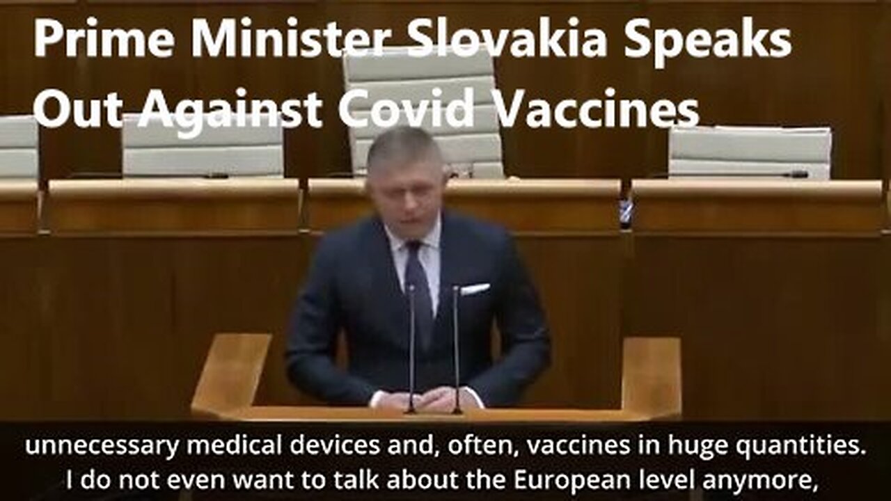 Must Watch First Country in the World Prime Minister Slovakia Speaks Out The Truth About Money Wasted Covid-19 Vaccines