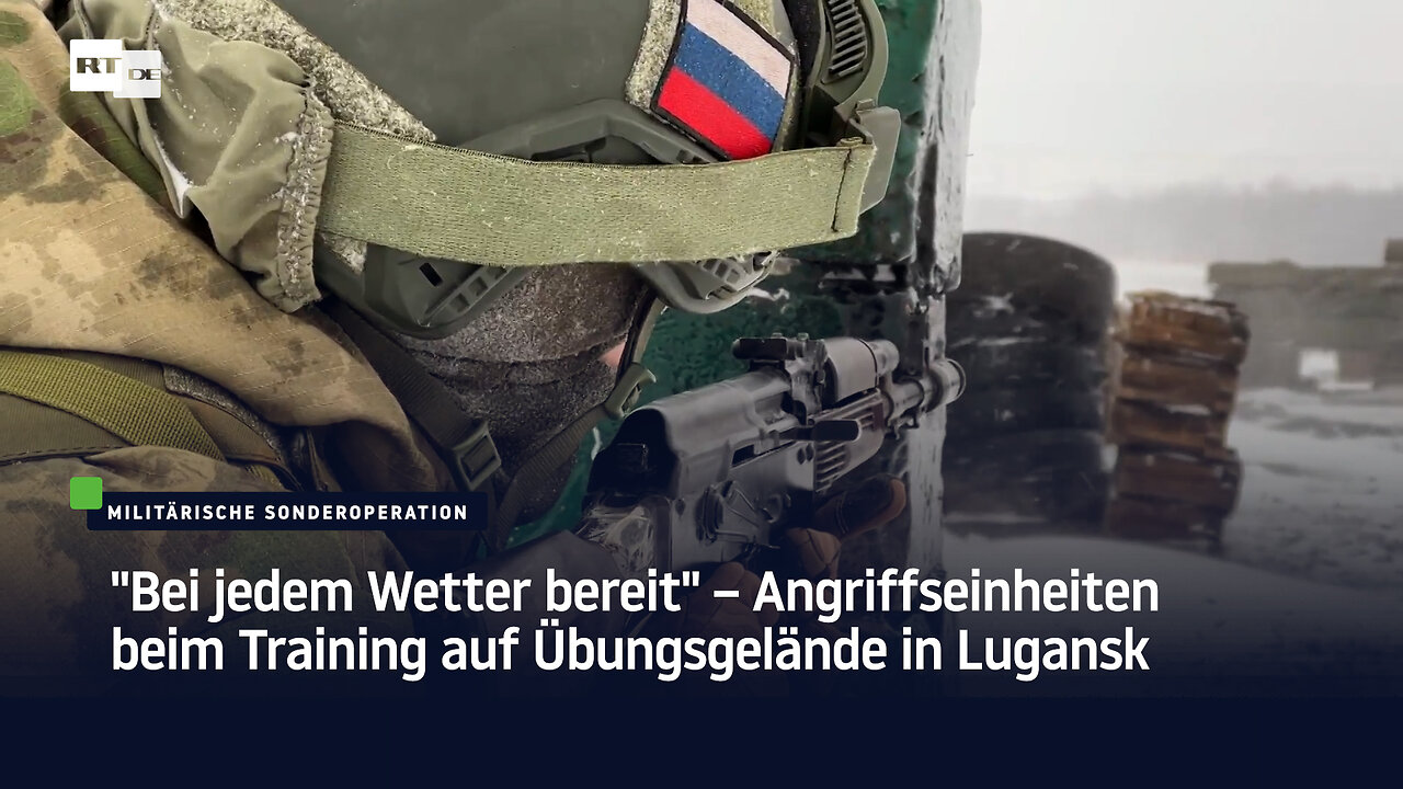 "Bei jedem Wetter bereit" – Angriffseinheiten beim Training auf Übungsgelände in Lugansk