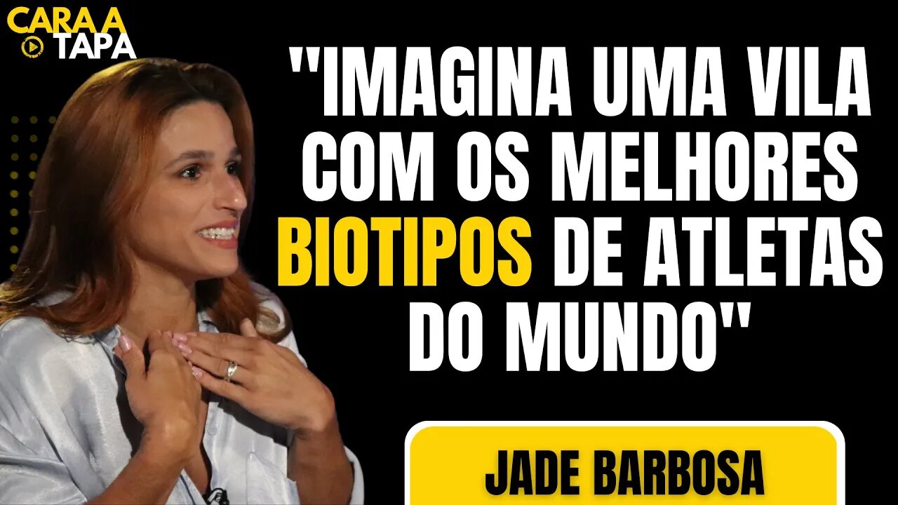 JADE BARBOSA RECONHECE QUE O CLIMA NA VILA OLÍMPICA É BEM QUENTE