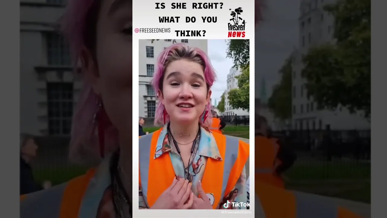 The lady who did the soup protest responds (part 2). #Juststopoil