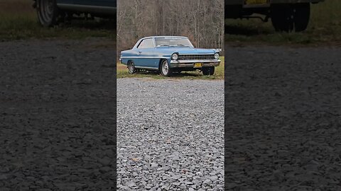 The Nov got a little bit of a cleaning today and is looking good before winter 😎 #nova #chevy #sbc