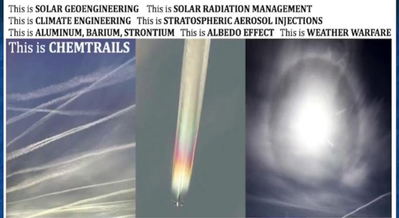 FrankenSkies: Geoengineering and Climate Change Scam