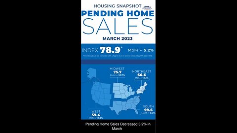 Pending Home Sales Decreased 5.2% In March