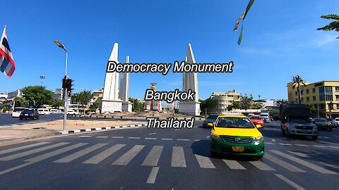 Democracy Monument in Bangkok, Thailand