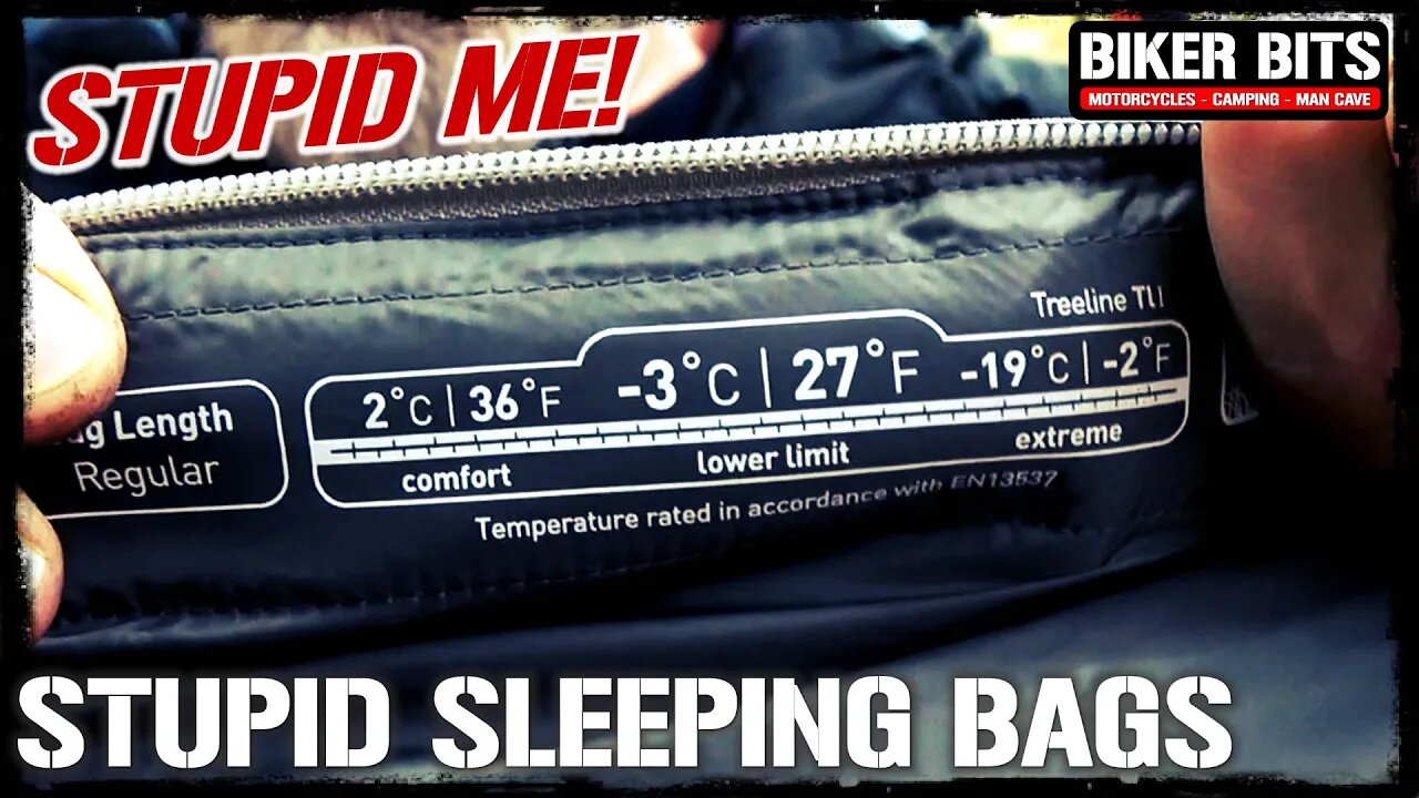 STUPID SLEEPING BAG RATINGS!