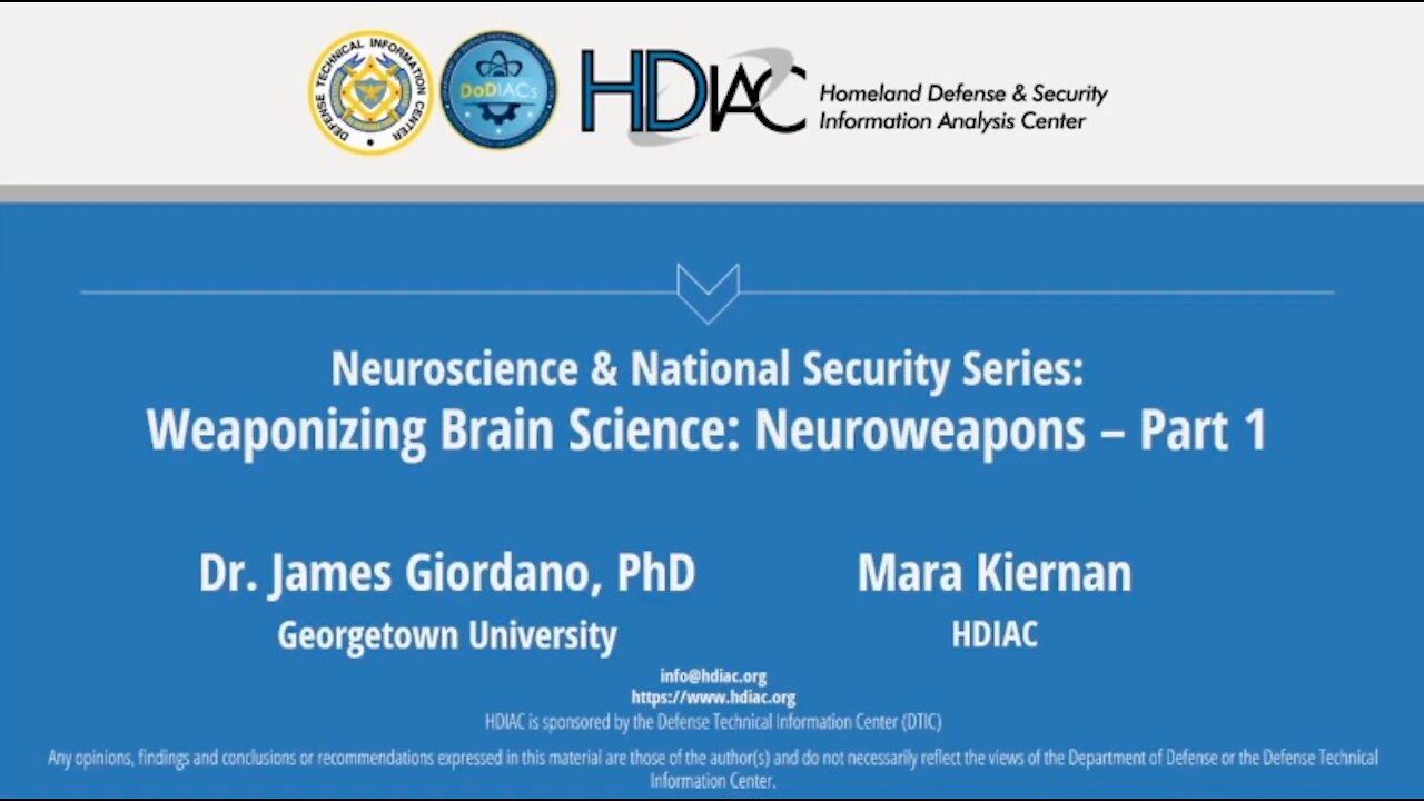 Weaponizing Brain Science Neuroweapons