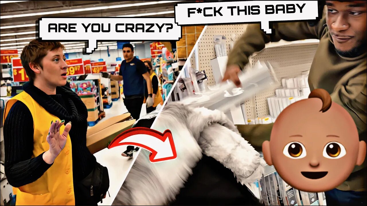 PUNCHING BABIES IN THE FACE AT WALMART!