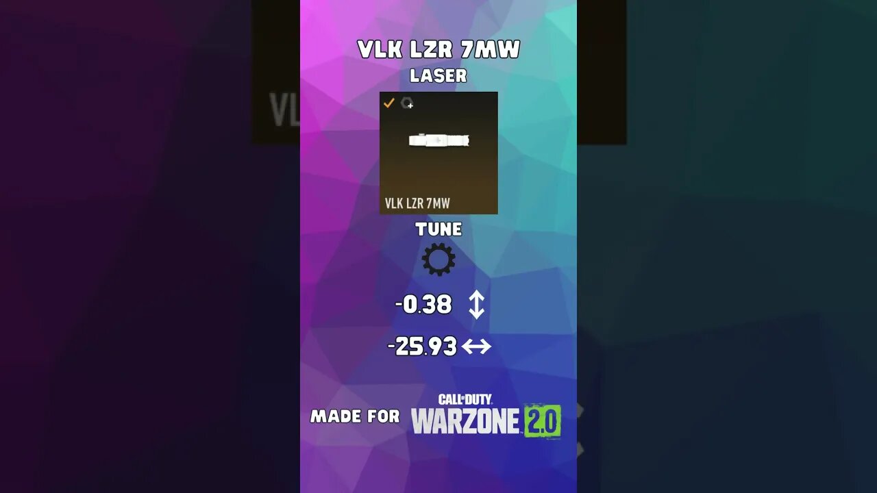 BEST VEL 46 LOADOUT in WARZONE 2 😲 #shorts