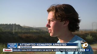 Attempted kidnapper arrested in Oceanside