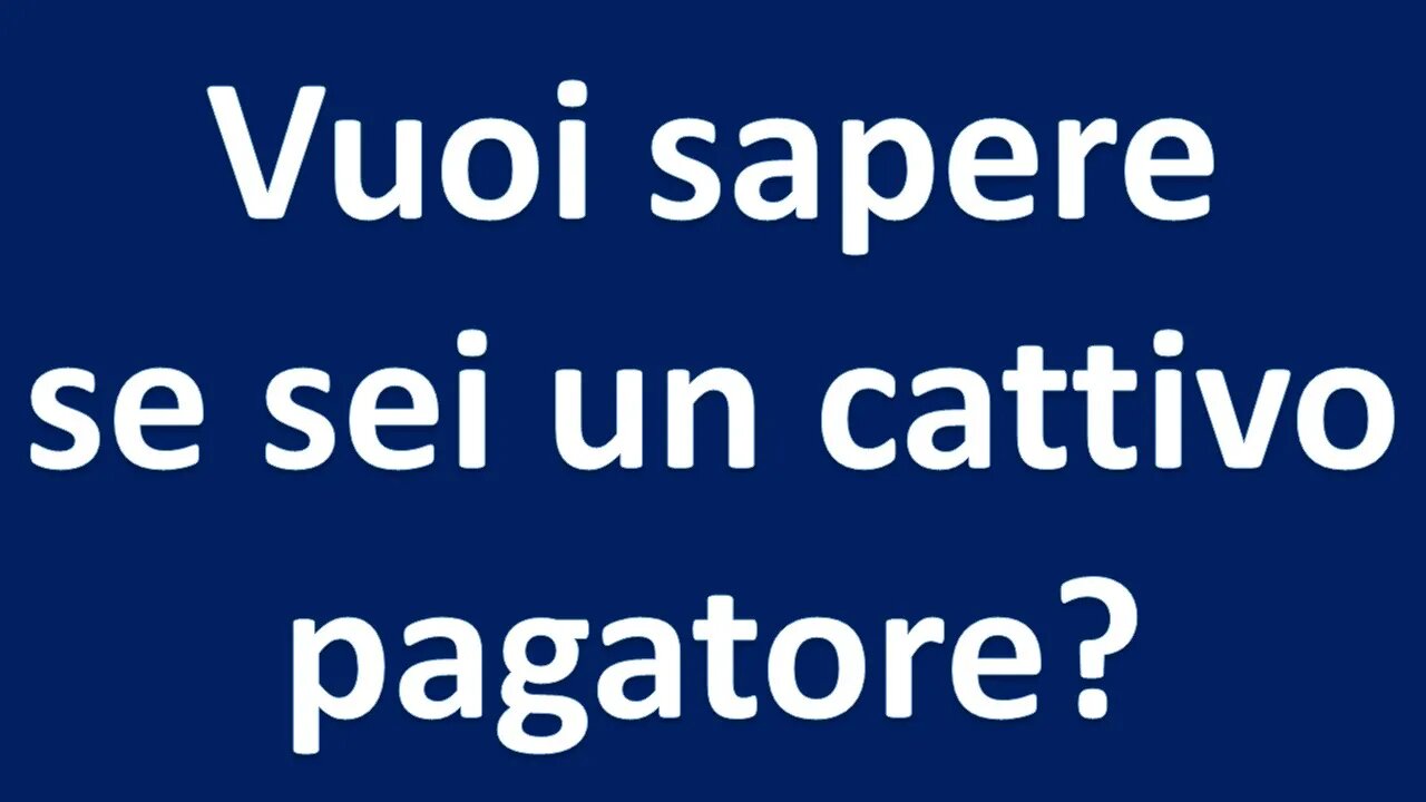 banche dati cattivi pagatori #adessonews #finsubito