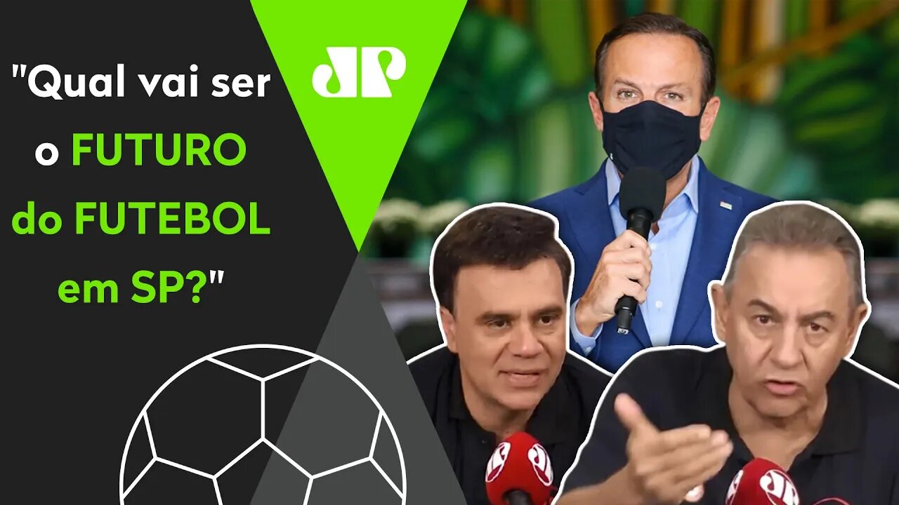 "Imagino que será feita UMA BOLHA"; Veja o debate sobre a PARALISAÇÃO DO FUTEBOL