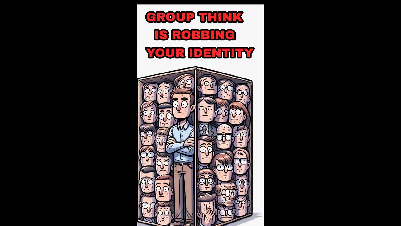 Group think is robbing your identity #groupthink #conform #conformity #viral #trending #health