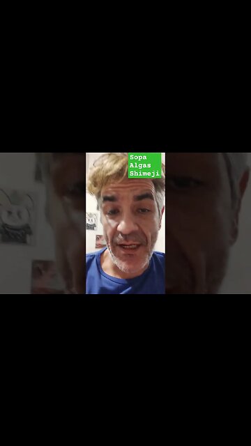 sopa algas com shimeji