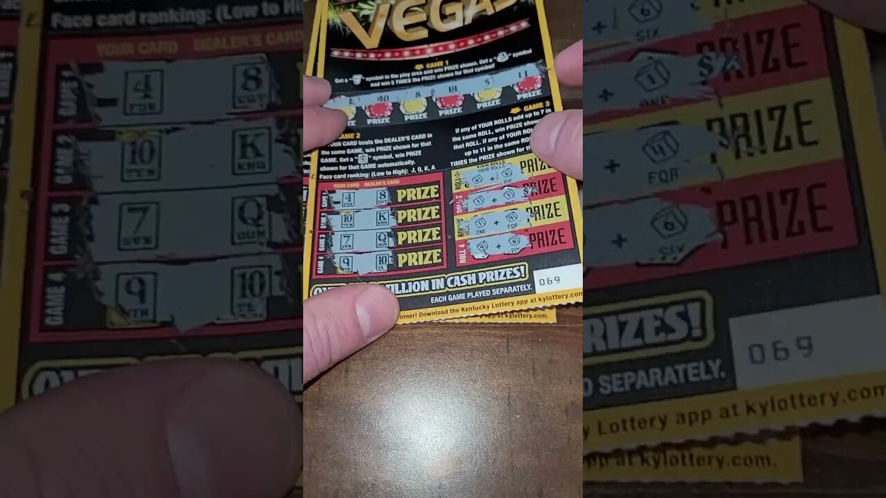 Vegas Scratch Off Winner!