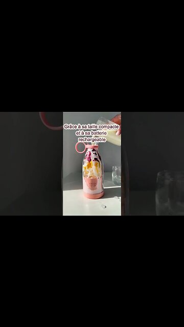 Idéal pour préparer des shakes protéinés en déplacement !