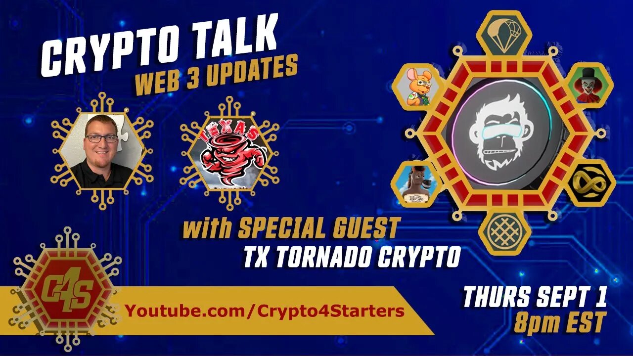 CRYPTO TALK LIVE! #PARA STAKIN LIVE! #METAMONKEYAI PRESALE ALMOST OVER! WITH TX TORNADO CRYTPO!