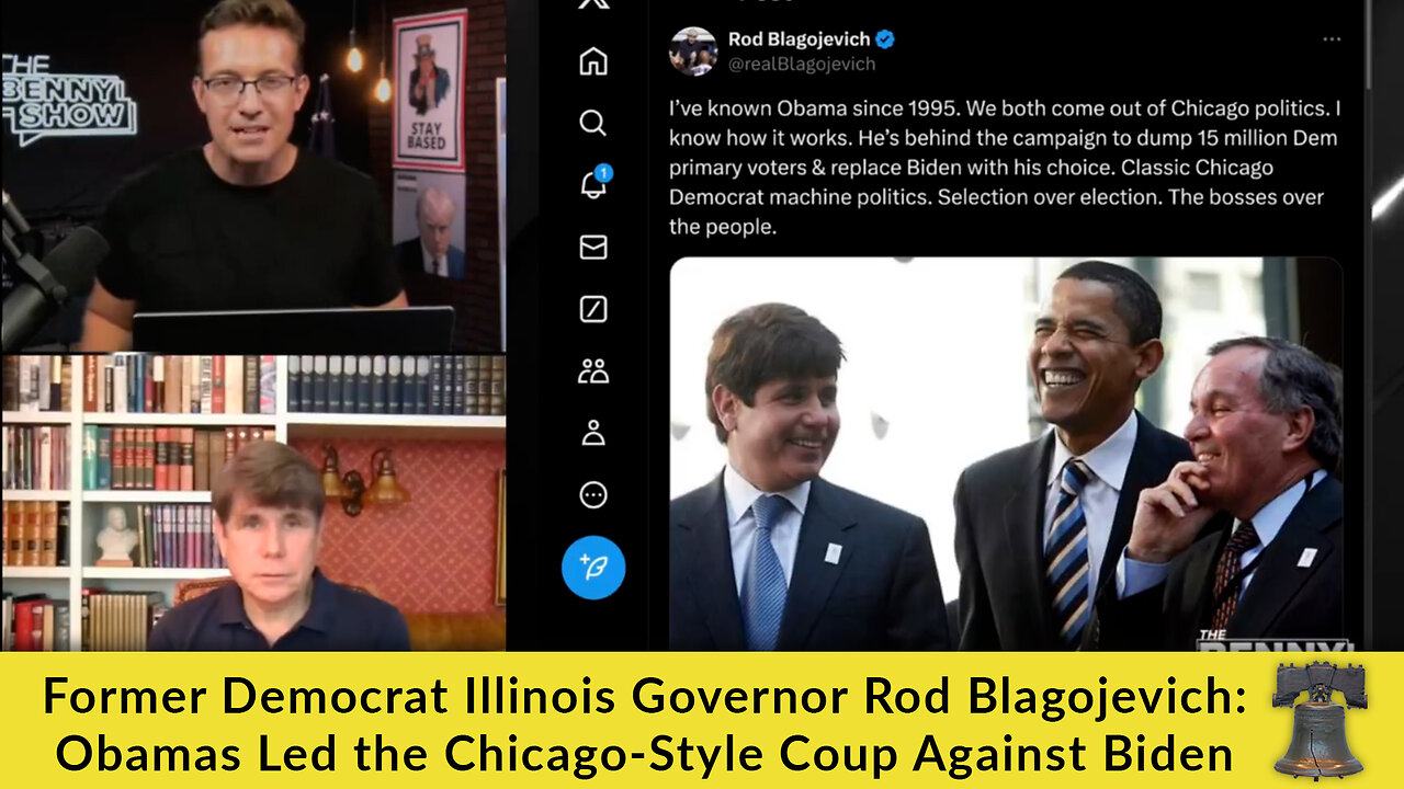 Former Democrat Illinois Governor Rod Blagojevich: Obamas Led the Chicago-Style Coup Against Biden