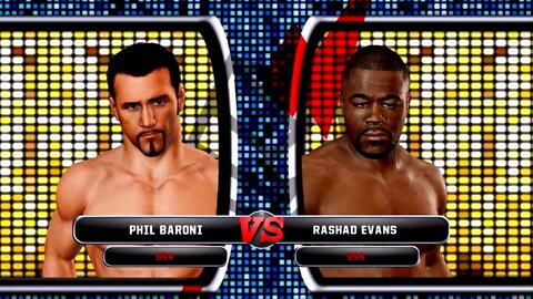 UFC Undisputed 3 Gameplay Rashad Evans vs Phil Baroni (Pride)