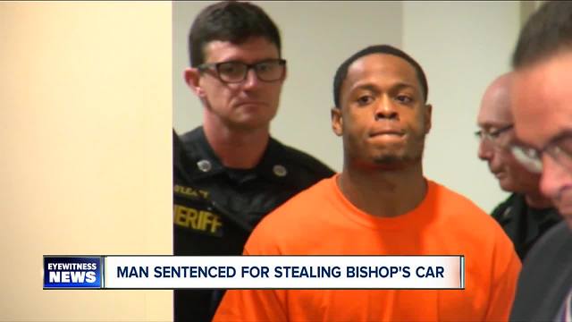 "Fair" sentence for man who stole Bishop's car