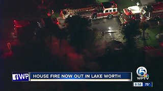 Fire occurs at home full of clothing, household items in central Palm Beach County