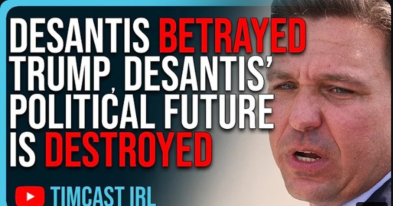Jack Posobiec Slams DeSantis for Betraying Trump: "His Political Future is Destroyed"