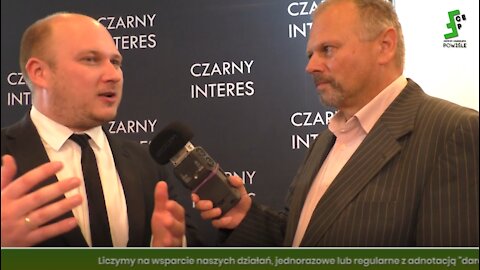 Piotr Sterkowski - premiera filmu "Czarny interes" 10.09.21 rozmowa z odtwórcą jednej z głównych ról