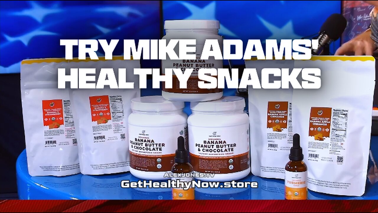 Try Mike Adams' New Health Snacks - Discounted Links Below