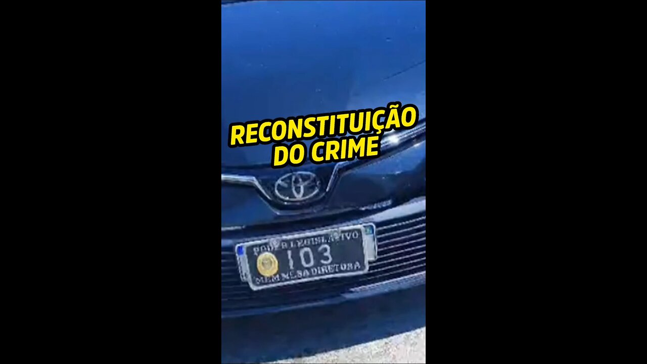 Reconstituição do crime na Av Brasil