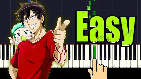 Beelzebub OP 2 - Easy Piano Tutorial + Music Sheets