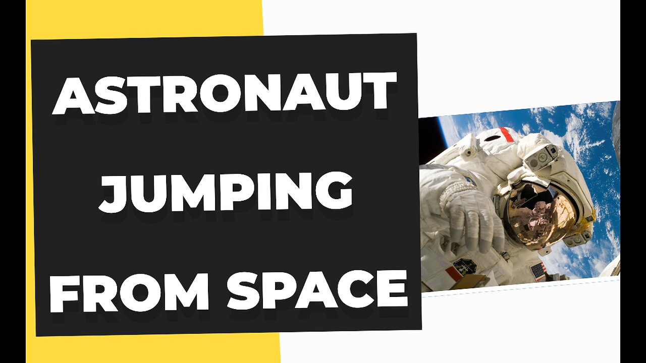 Astronaut jumping from space video 😱😱😱😱😱😱😱😱😱 he felled 😱