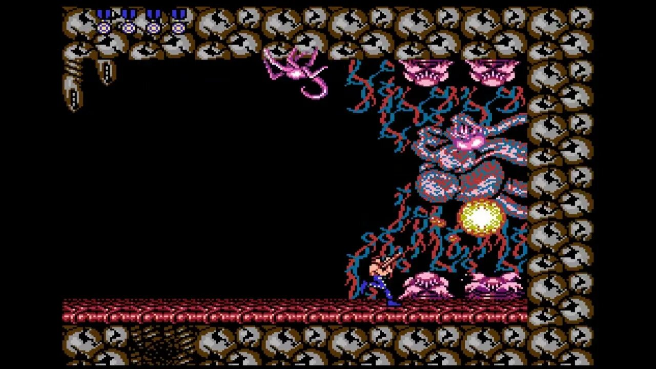 Contra Anniversary Collection Final Boss and ending