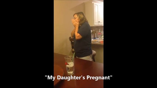 Pregnancy announcement revealed during family puzzle game