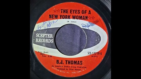 B.J. Thomas – The Eyes of a New York Woman